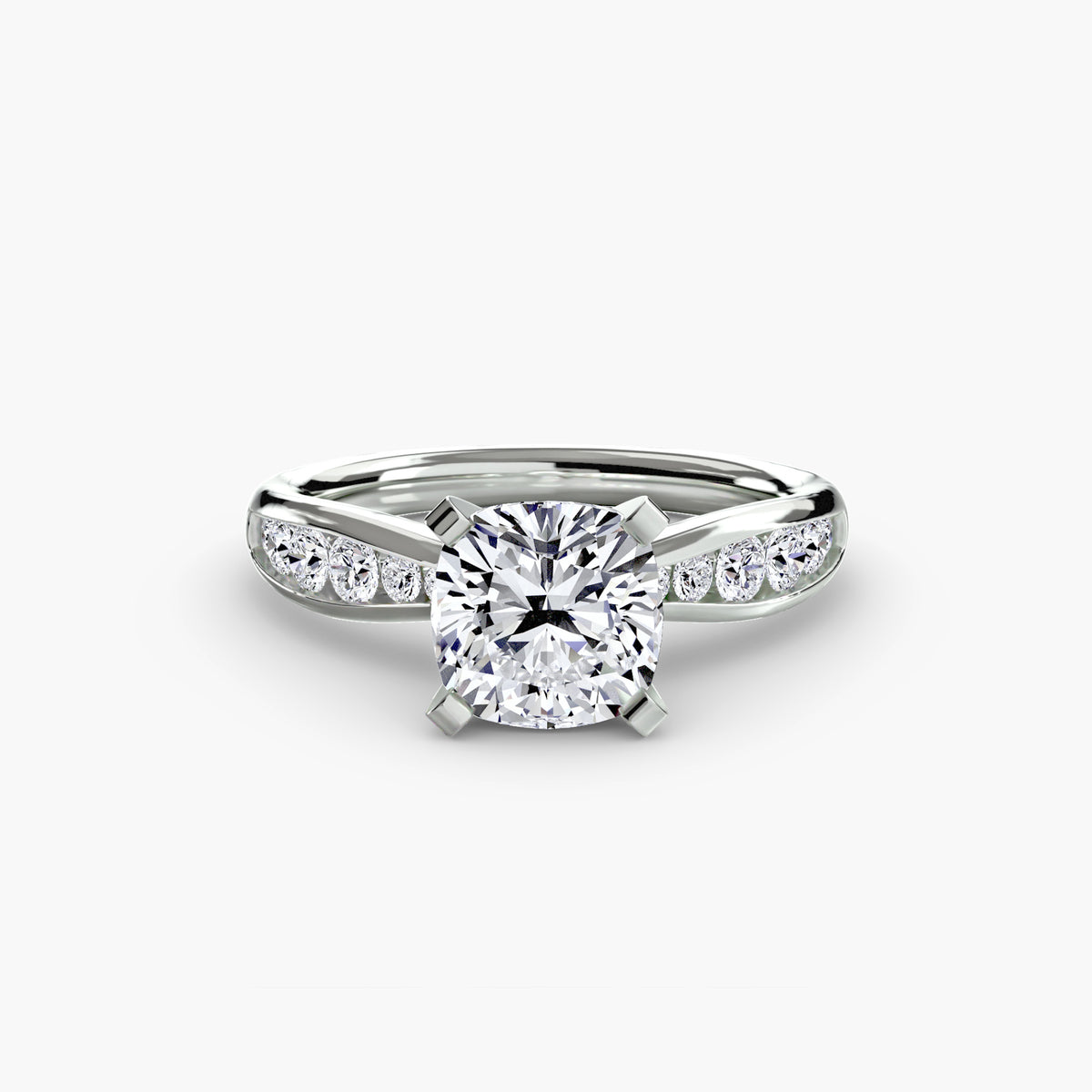 Solitaire with Pavé 3
