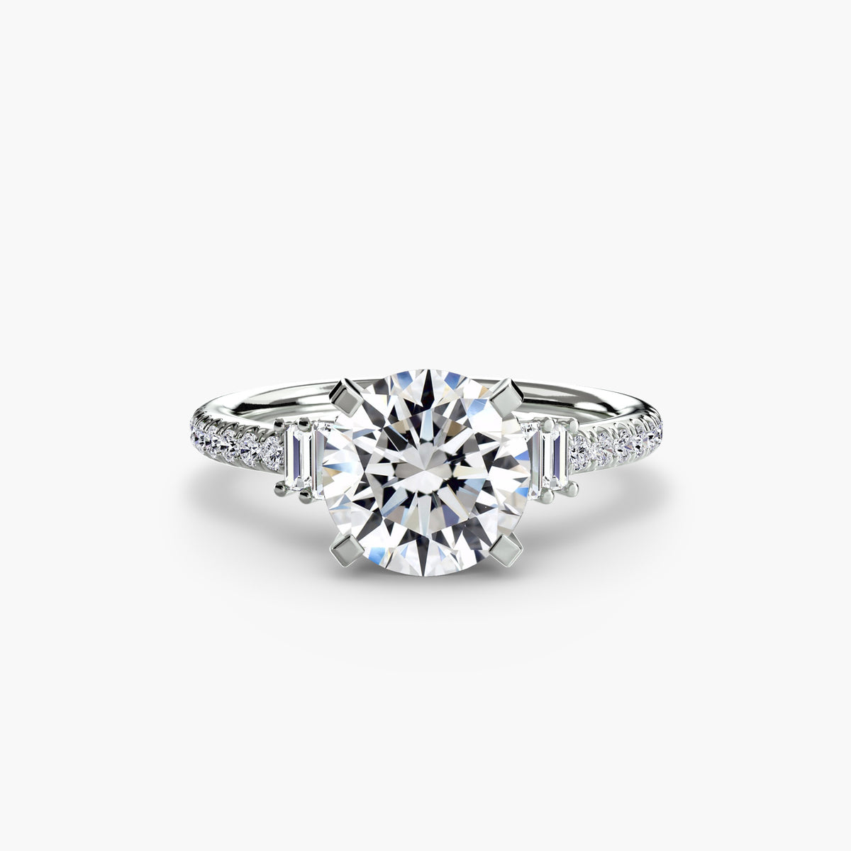 Solitaire with Pavé 4