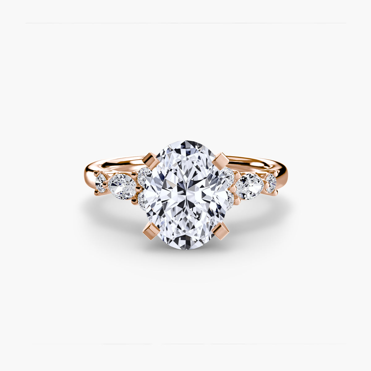 The Floral Accent Solitaire