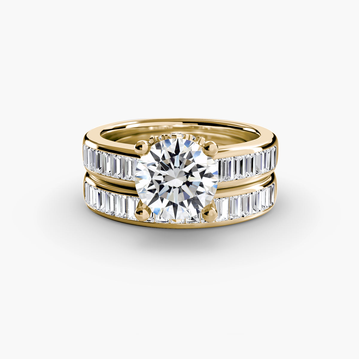 Baguette Channel Solitaire