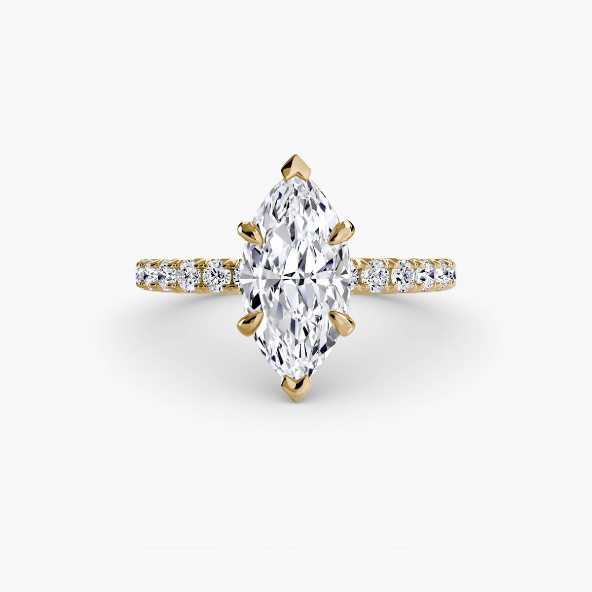 Solitaire with Pavé 6