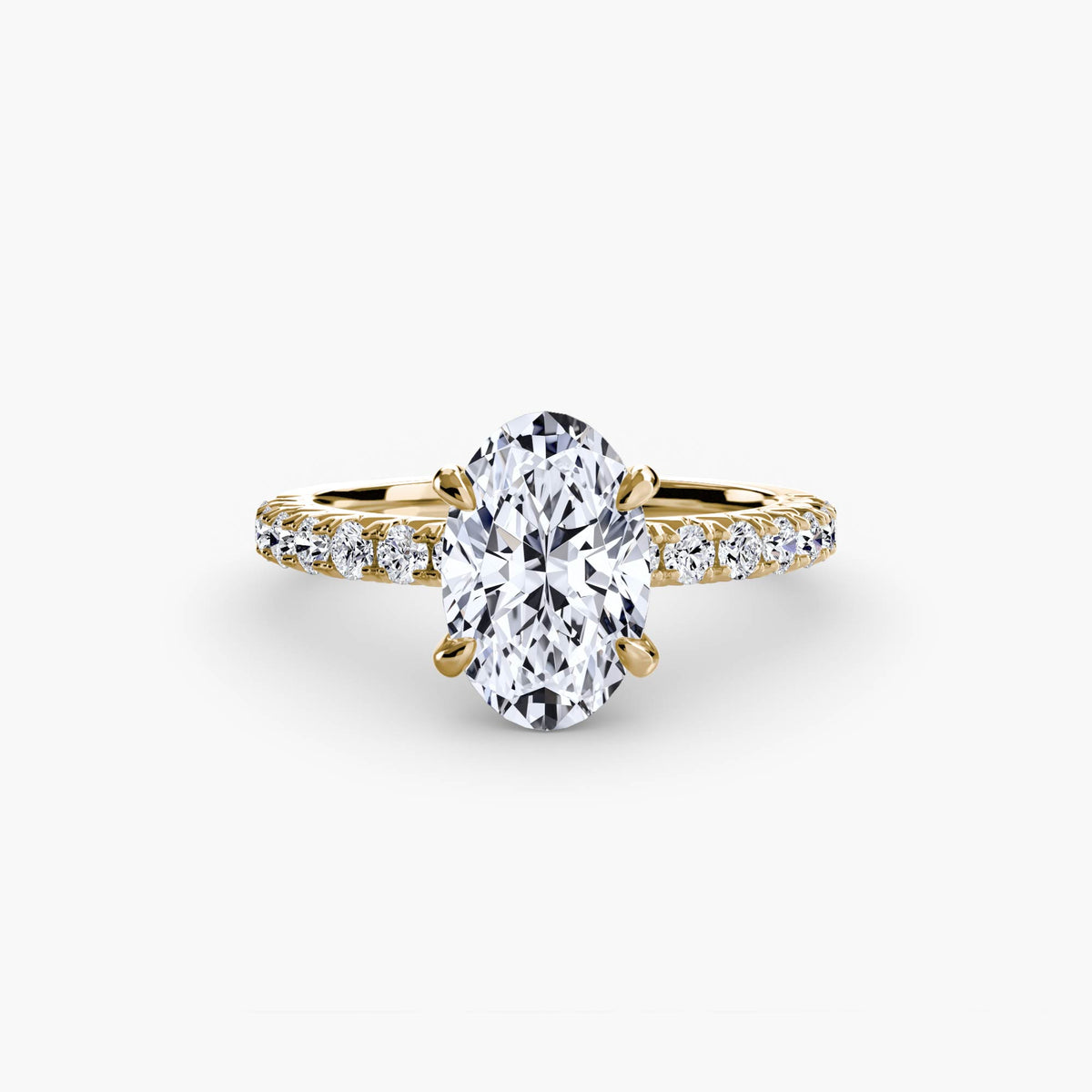 Solitaire with Pavé 6