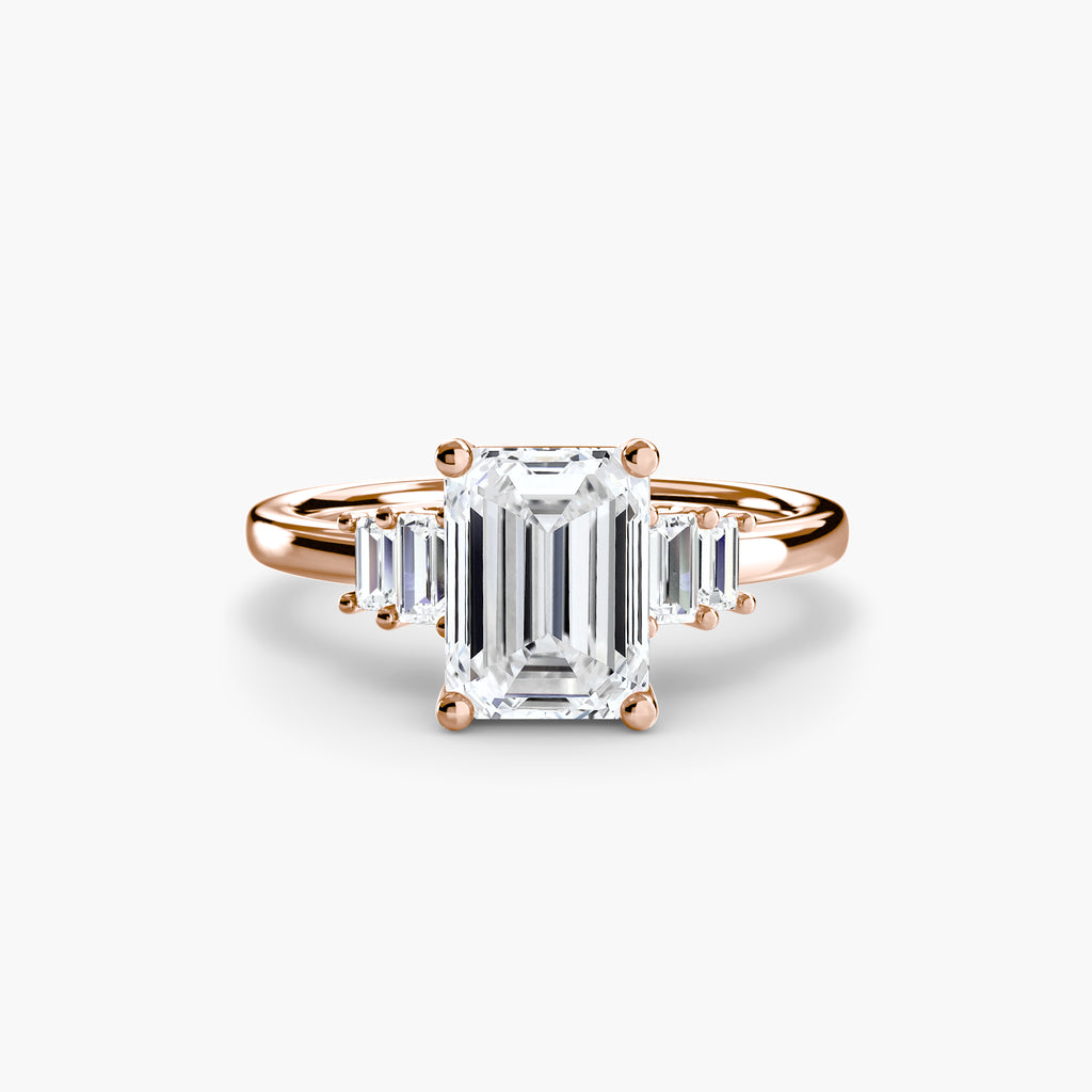 Baguette Accent Solitaire
