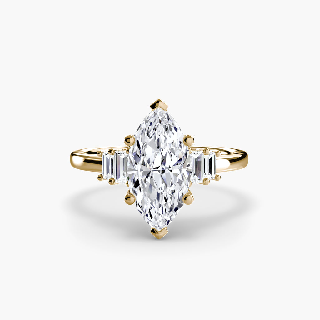 Baguette Accent Solitaire
