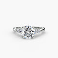 Solitaire with Shoulder Accents 2