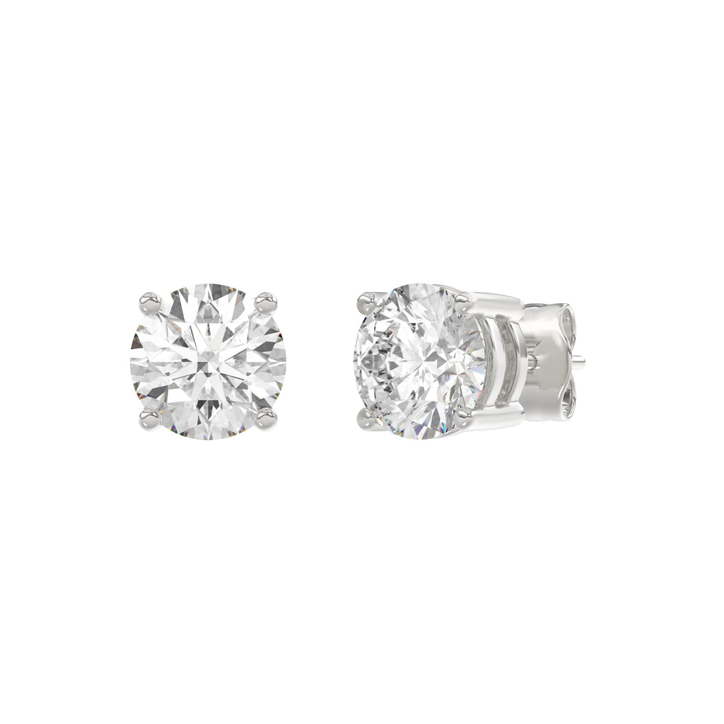 14K White Gold, angled view