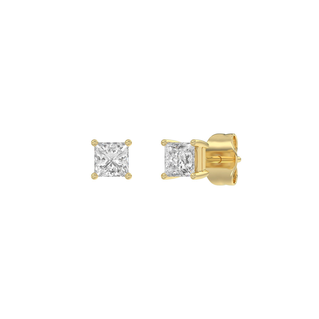 14K Yellow Gold, angled view