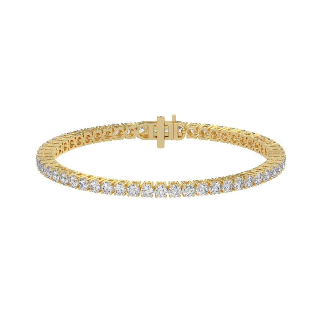 14K Yellow Gold, angled view