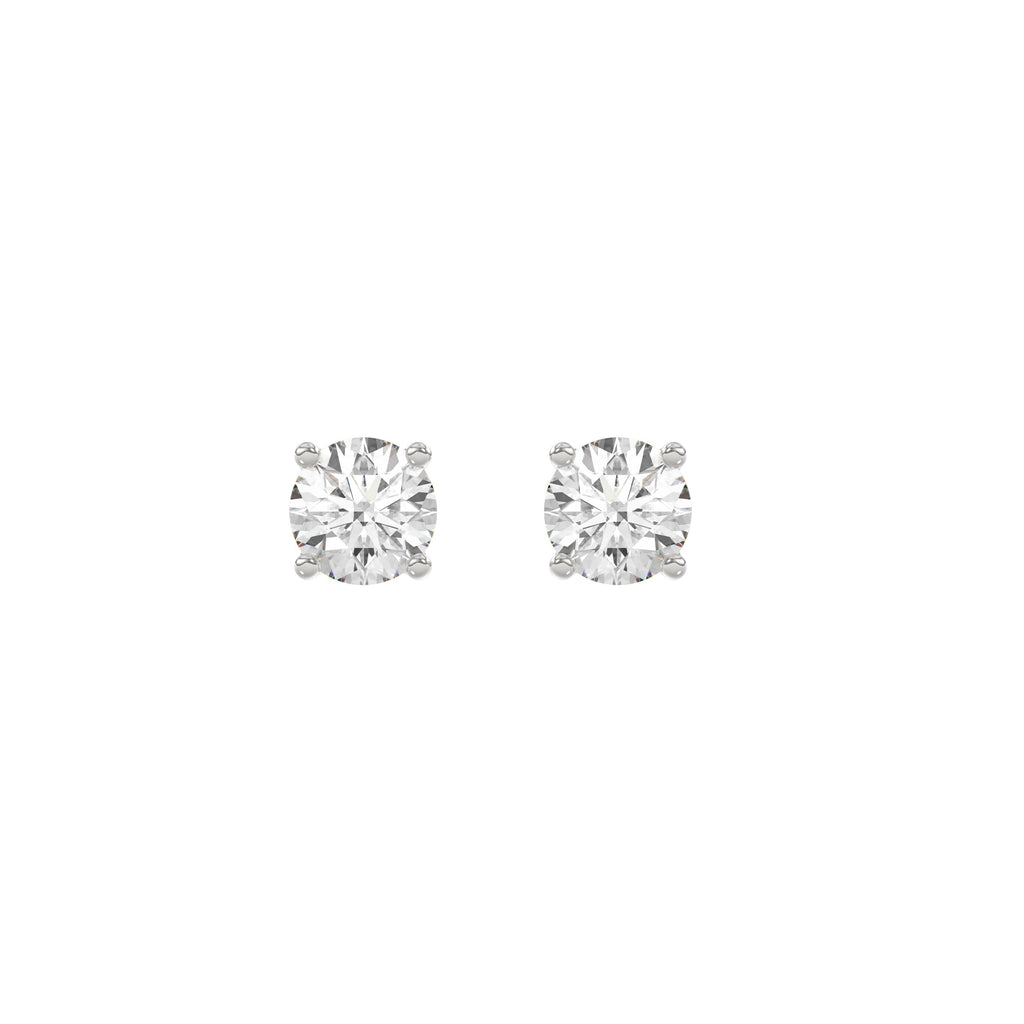14K White Gold, angled view