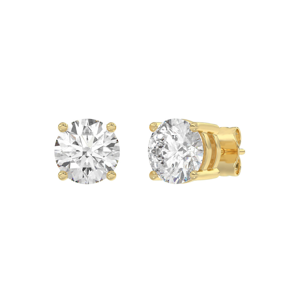 14K Yellow Gold, angled view