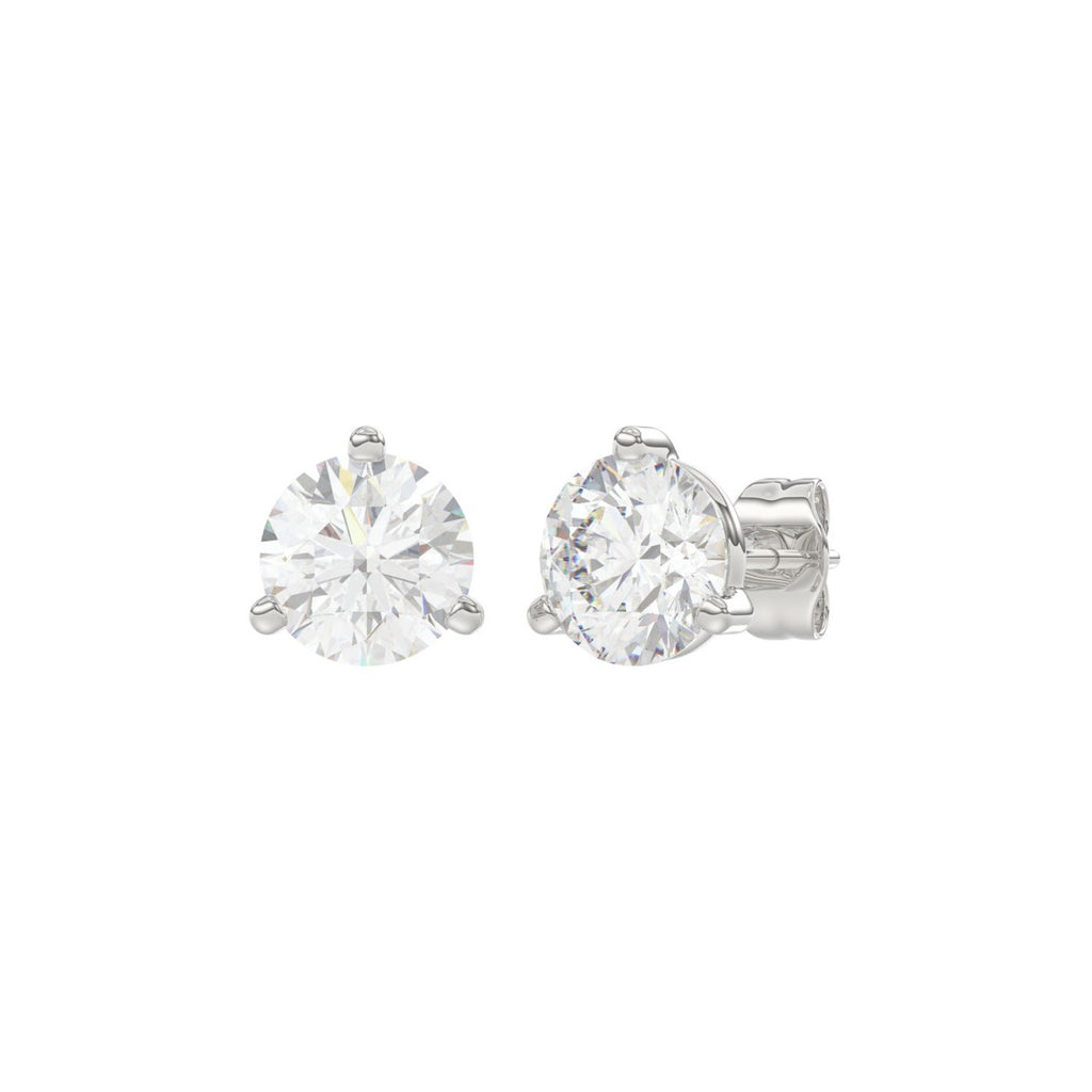 18K White Gold, angled view