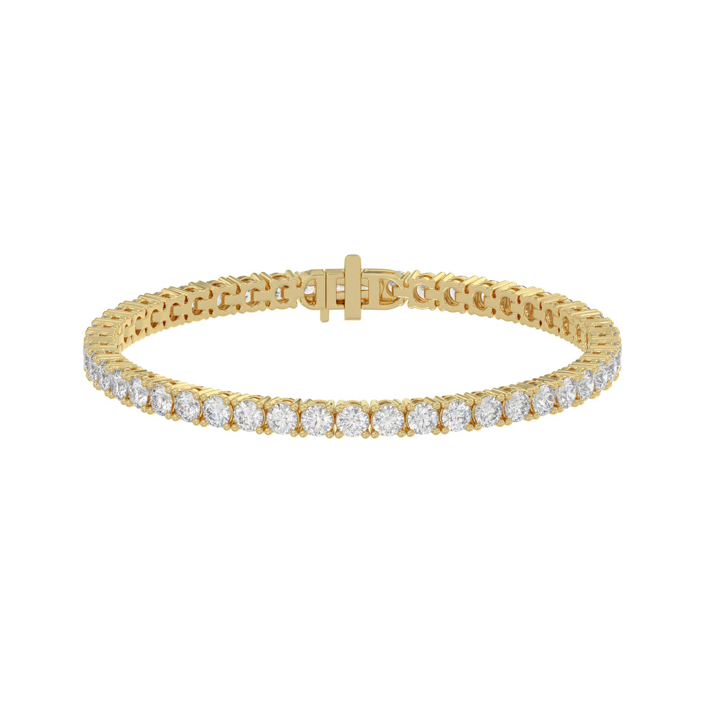 14K Yellow Gold, angled view