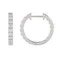 14K White Gold, flat view