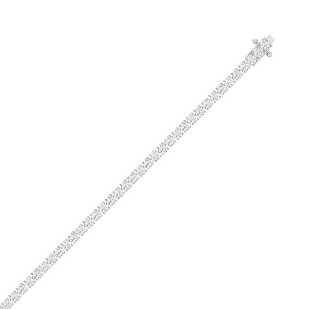 9K White Gold, flat view
