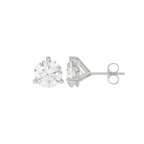 14K White Gold, flat view